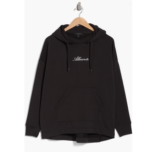 AllSaints Vita Etrie Screen Print Hoodie - Picture 3 of 4